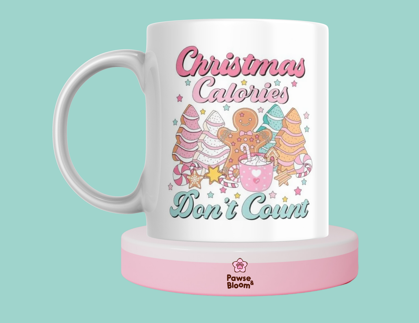 Christmas calories mug