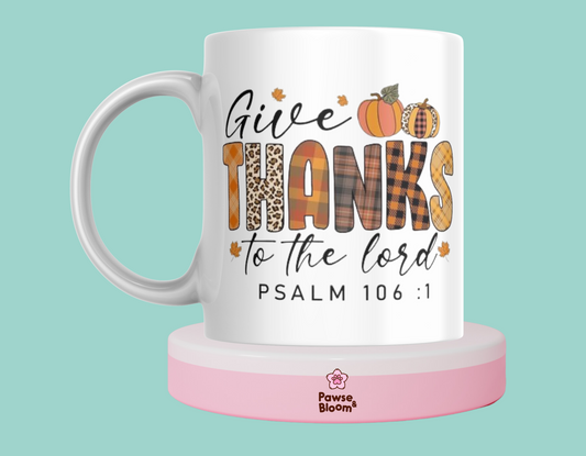 Give thanks mug