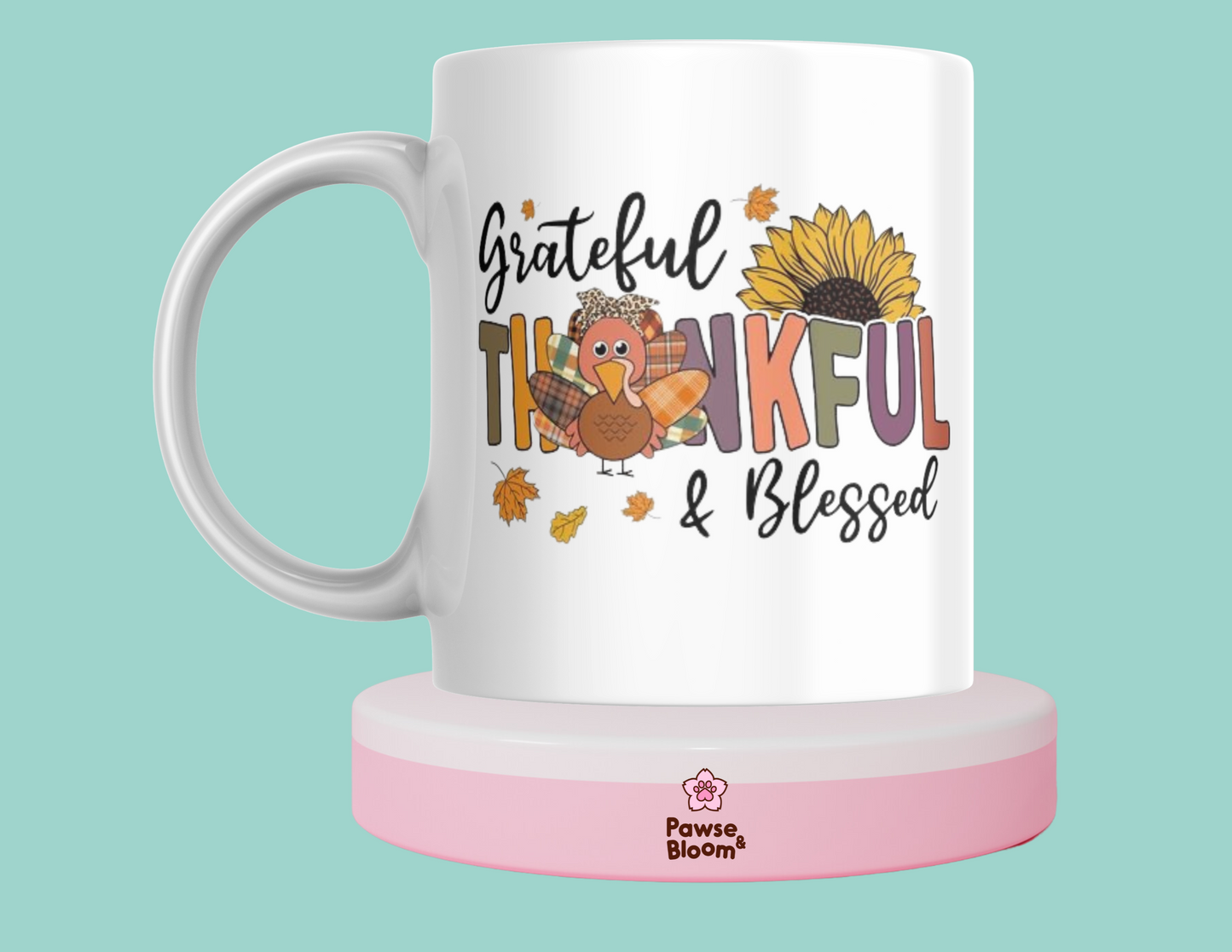 Grateful & Blessed Mug