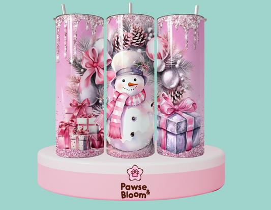 Snowman with gifts (Tumbler)